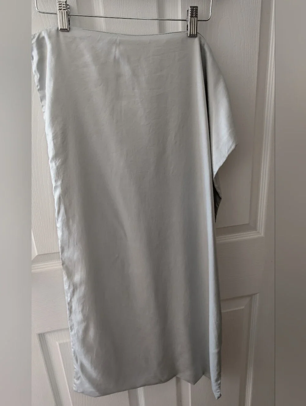 Blissy Mulberry Silk Long King Pillowcase In Cool Toned Light Gray, King Size